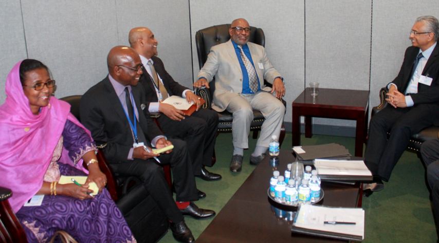 Le Chef de l’Etat  AZALI Assoumani s'est entretenu avec la délégation Mauricienne à New York